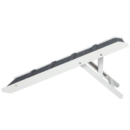 Premium Wooden Dog Ramp - Adjustable Height