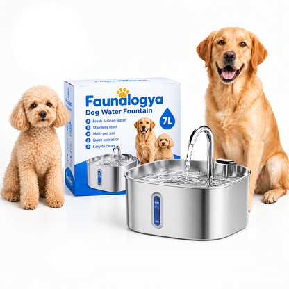 Dog Water Fountain for Multi-pet Household